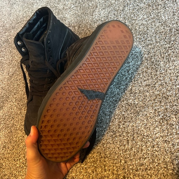 Vans Men's Black High-Top Sneakers - Picture 7 of 8